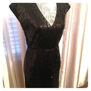 Sequin Michael Kors wrap dress